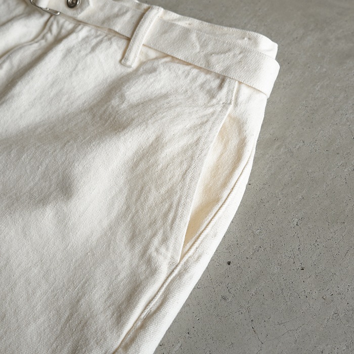ys-25aw-44-1) YOKOSAKAMOTO(ヨーコサカモト) /BELTED TROUSERS