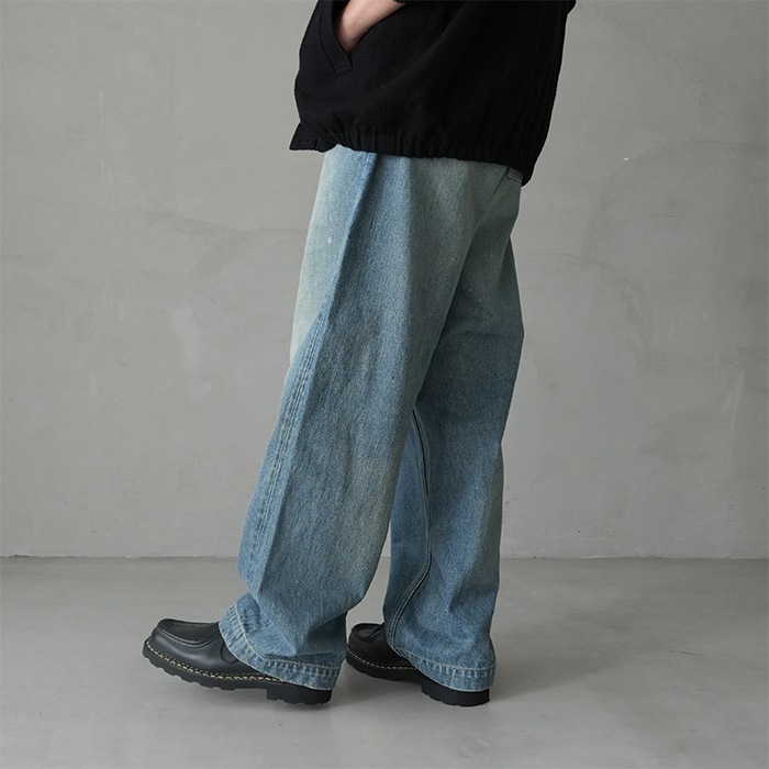 ys-25aw-44-1) YOKOSAKAMOTO(ヨーコサカモト) /BELTED TROUSERS