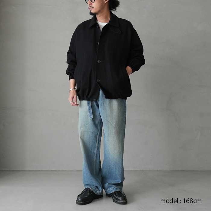 ys-25aw-44-1) YOKOSAKAMOTO(ヨーコサカモト) /BELTED TROUSERS