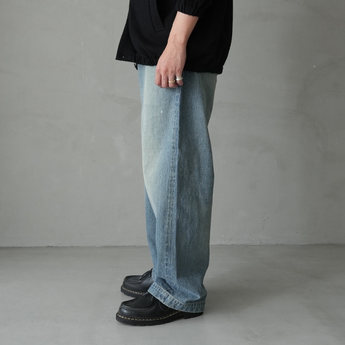 ys-25aw-44-1) YOKOSAKAMOTO(ヨーコサカモト) /BELTED TROUSERS