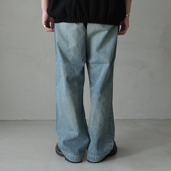 ys-25aw-44-1) YOKOSAKAMOTO(ヨーコサカモト) /BELTED TROUSERS