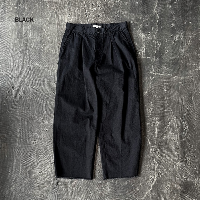 30%OFF】(syt-26ss-p01) SAYATOMO(サヤトモ) / 2-Tack Cutoff Wide