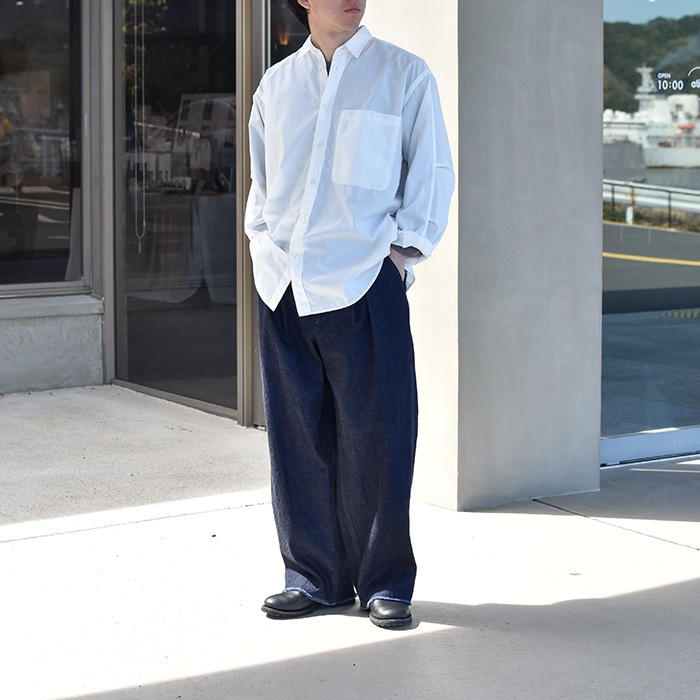 30%OFF】(syt-26ss-p01) SAYATOMO(サヤトモ) / 2-Tack Cutoff Wide