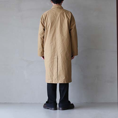 20s 30s フレンチリネンコート 20%OFF】(R23202) / RINEN(リネン) / 30/1高密度ウェザー ステンカラー