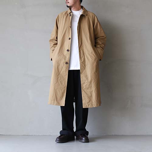 20%OFF】(R23202) / RINEN(リネン) / 30/1高密度ウェザー ステンカラー