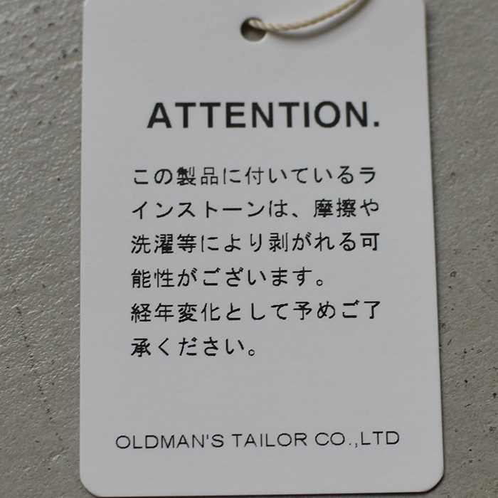 6150) R&D.M.Co-/OLDMANS TAILOR(アールアンドディーエムコー/オールド