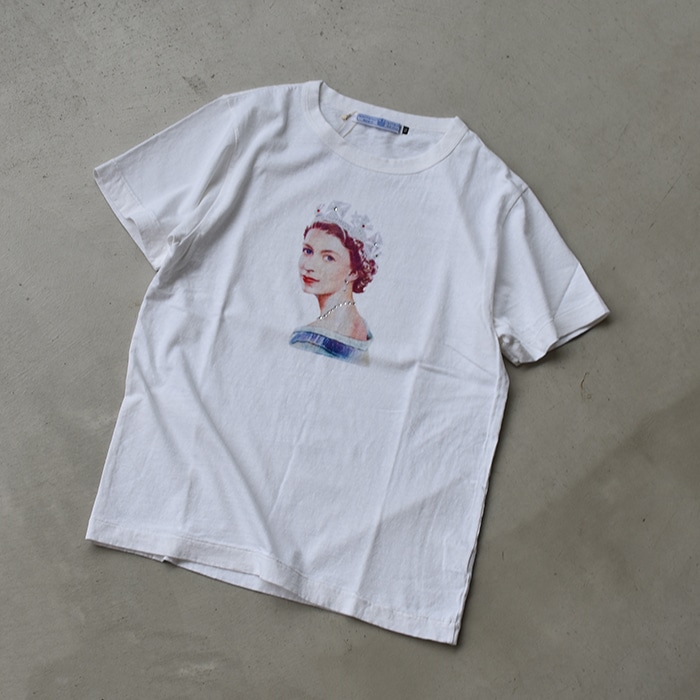 OLDMANS TAILOR オールドマンズテーラー ロゴプリントTシャツ 34 R & D.M.Co- オールドマンズテーラー コットン ロゴプリント