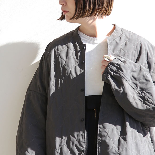 新品タグ付きノーコントロールエアー　スパローン製品染めスタンドカラーシャツ 新品タグ付きノーコントロールエアー スパローン製品染め