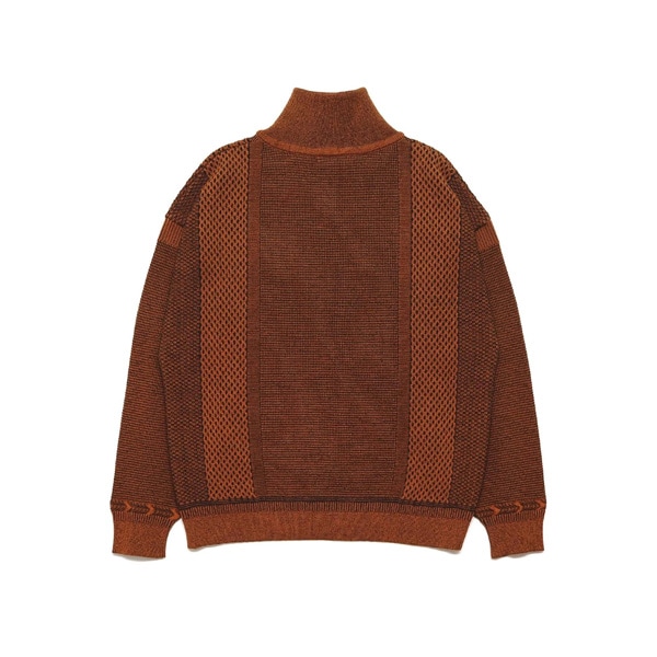 ysk-26aw-kn06) YASHIKI(ヤシキ) / Karita Half Zip Knit (カリタ