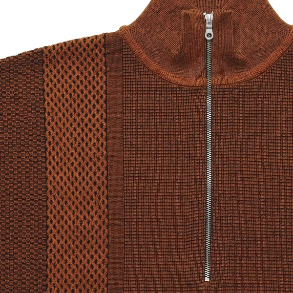 ysk-26aw-kn06) YASHIKI(ヤシキ) / Karita Half Zip Knit (カリタ