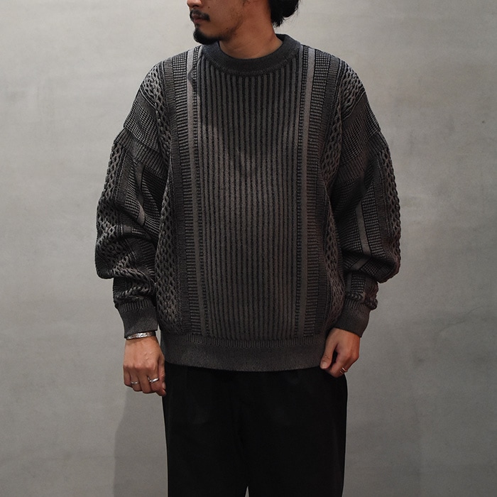 20%OFF】（ysk-24aw-kn03) YASHIKI(ヤシキ) / Kuchiba Knit