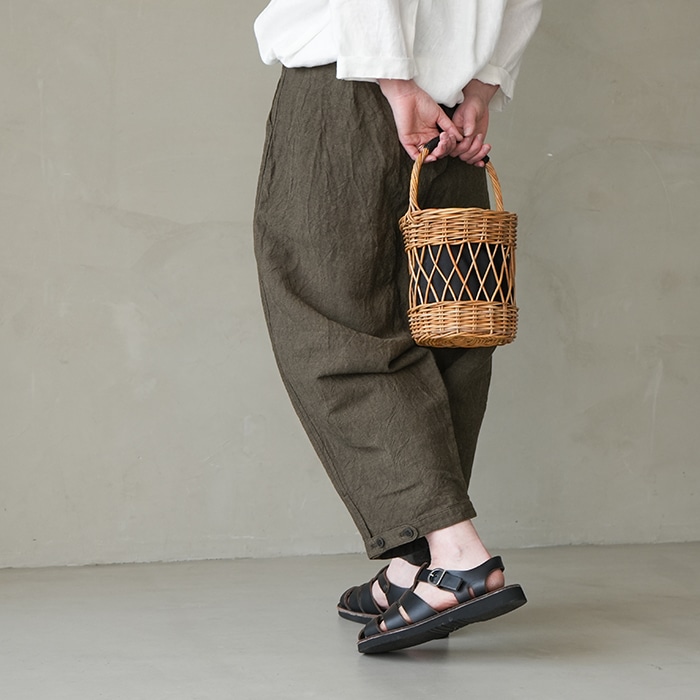 Vlas Blomme ペンギン パンツ リネン ワイド サルエル ヴラスブラム Light Linen Twill ペンギンパンツ | ITEM | Vlas blomme