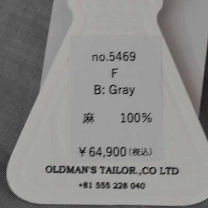 60%OFF】(5469) / R&D.M.Co-/OLDMANS TAILOR(アールアンドディーエム