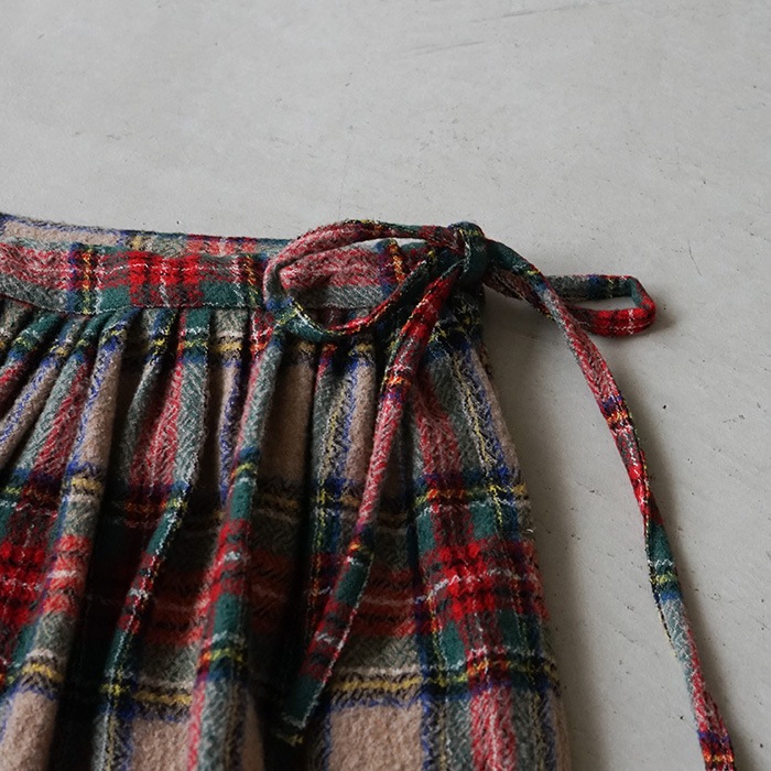 未使用オールドマンズテーラー ウールタータンチェックスカート 5243) / R&D.M.Co-/OLDMANS TAILOR(アールアンドディーエムコー