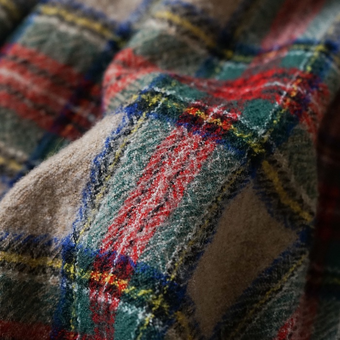 スカート R&D.M.CO- / WOOL TARTAN CHECK SKIRT R&D.M.Co-/OLDMAN'S TAILOR オールドマンズテーラー Tartan check