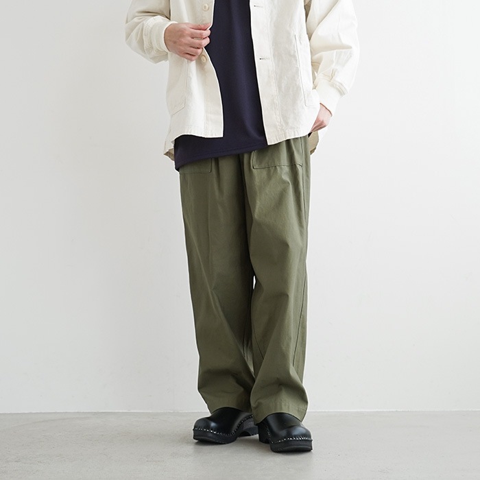 blurhms 23SS Cotton Satin Baker Pants