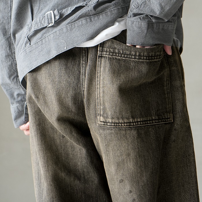 yoko s様 ys-25ss-12) YOKOSAKAMOTO(ヨーコサカモト) /BELTED TROUSERS