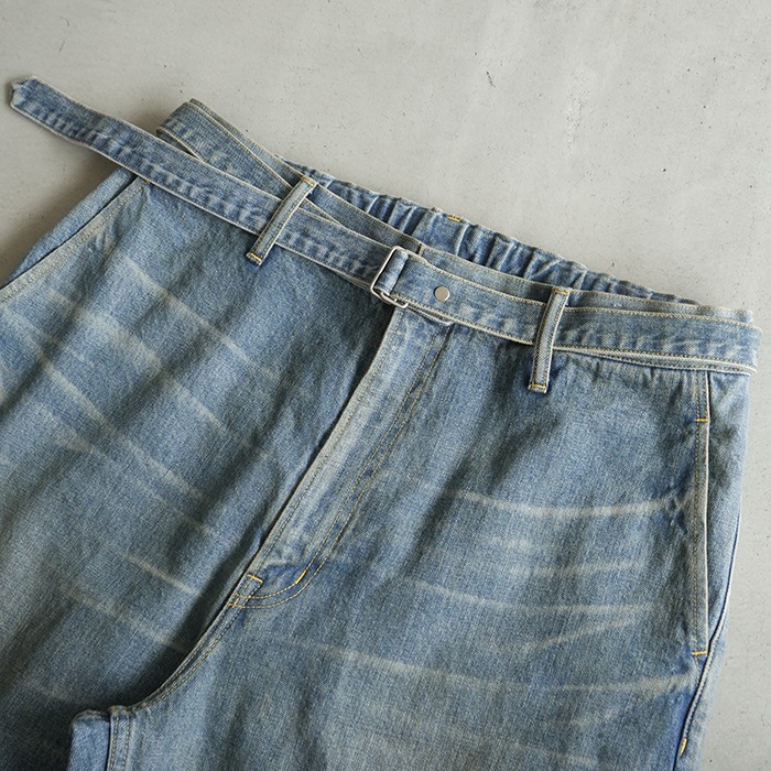 ys-25ss-12) YOKOSAKAMOTO(ヨーコサカモト) /BELTED TROUSERS