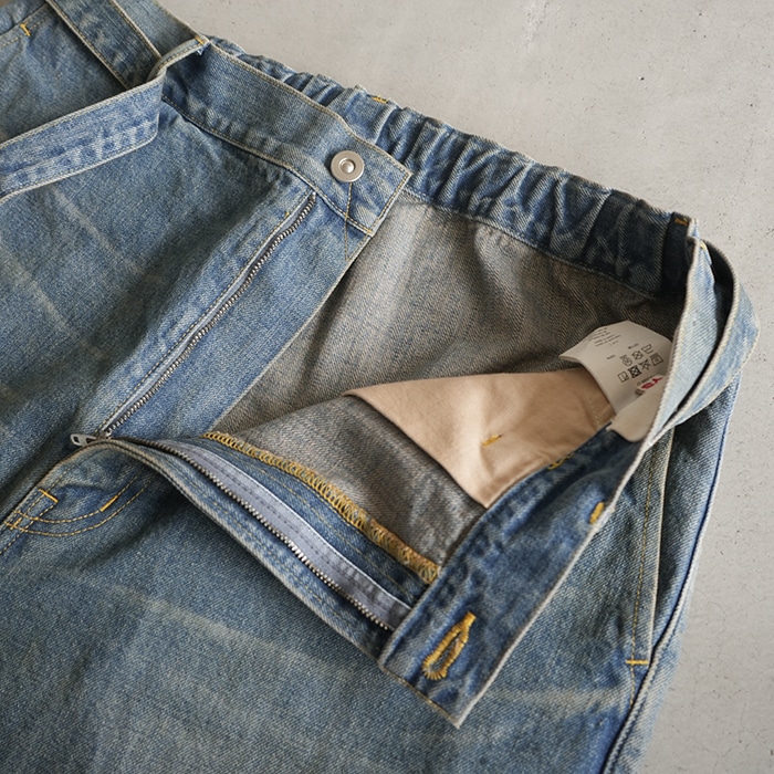 ys-25ss-12) YOKOSAKAMOTO(ヨーコサカモト) /BELTED TROUSERS