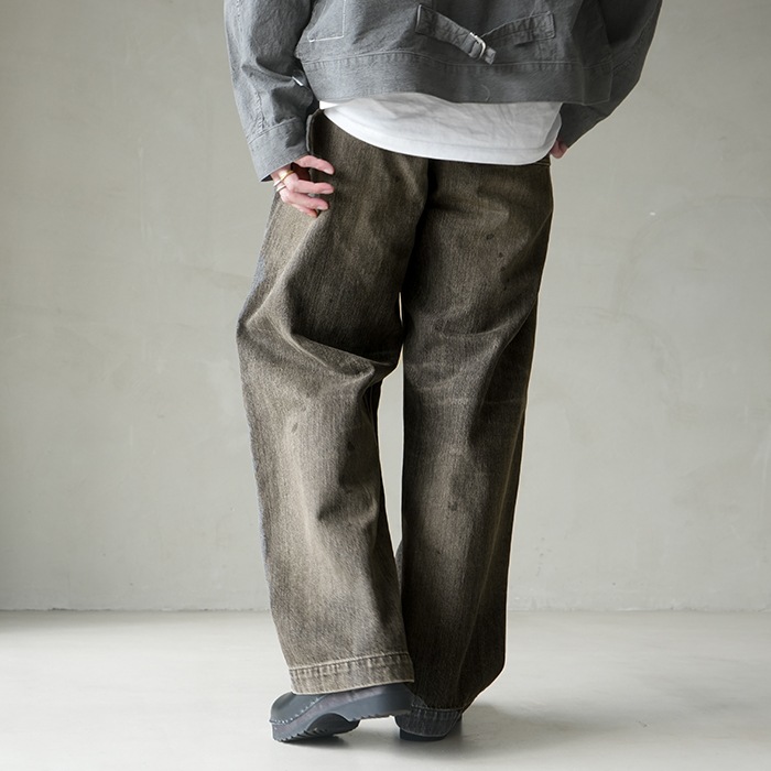 【値下/極美品】YOKE 25ss マーブル柄 ベルテッドスラックス ys-25ss-12) YOKOSAKAMOTO(ヨーコサカモト) /BELTED TROUSERS