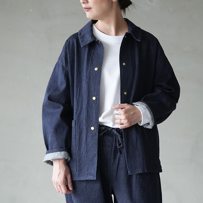 春新品◆¥31,900 Atelier d'antan Linen Jacket Atelier d'antan Lepere（ルペール） Linen Jacket WHITE x