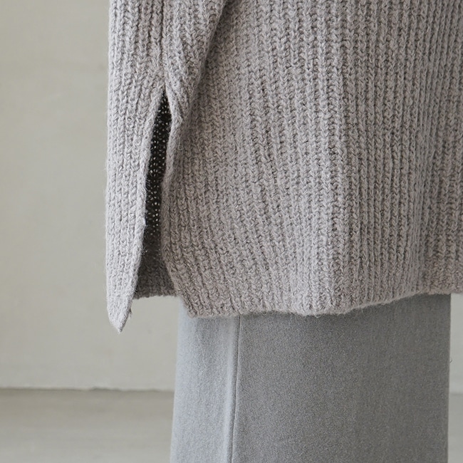 e223k174) / evam eva (エヴァムエヴァ) / alpaca wool aze vest