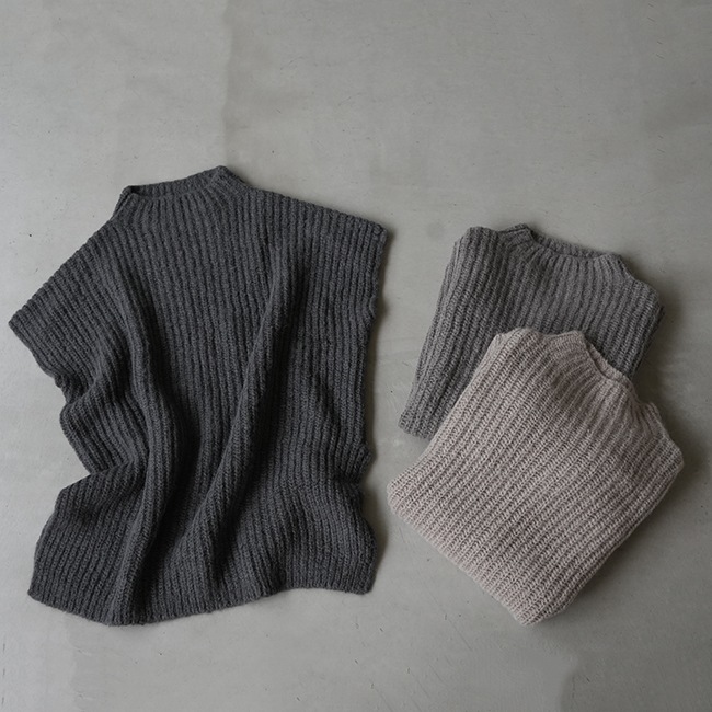 evameva ウールベストMサイズ　シルバーセージ evameva ウールベストMサイズ シルバーセージ evameva ウールベストM