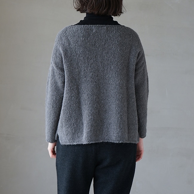 e223k173) / evam eva (エヴァムエヴァ) / alpaca wool pullover