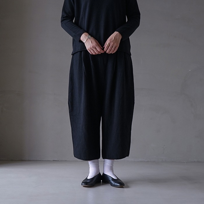 e233k076) / evam eva (エヴァムエヴァ) / wool pants (ウールパンツ