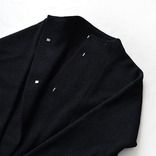 e203k054) / evam eva(エヴァムエヴァ) / press wool long coat