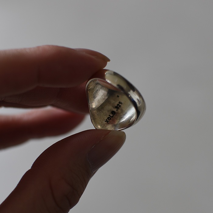 XOLO JEWELRY　Oval Mirror Ring L Oval Mirror Ring – XOLO JEWELRY