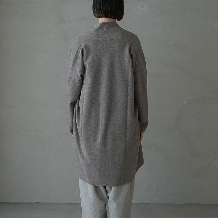 □（e233k168） / evam eva(エヴァムエヴァ) /press wool robe(プレス