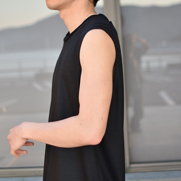 mj26s-001a）/ KANEMASA(カネマサ) / 36G Wool Sleeveless Tee(36G