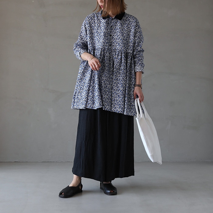 の*こ様 wus wading.utility shirt サイズL ネイビー の*こ様 wus wading.utility shirt サイズL ネイビー