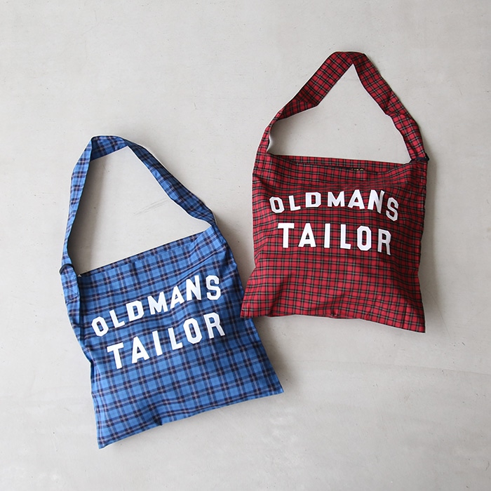 オールドマンズテーラー トップスS R&D.M.Co- / OLDMAN'S TAILOR ROBINSON'S CHECK GATHER SLEEVE