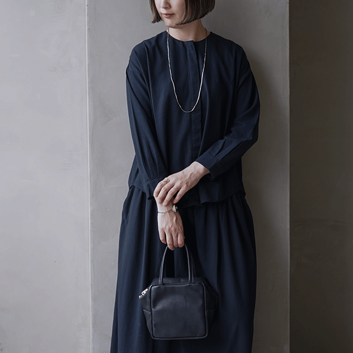 □(e233t084) / evam eva (エヴァムエヴァ) / no collar shirt (ノー