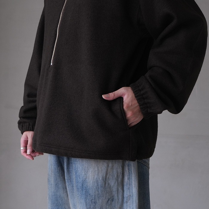 ancellm アンセルム　プルオーバーシャツ　25ss新品 ANCELLM/アンセルム/C/N PULLOVER SHIRT | GARDEN（ガーデン