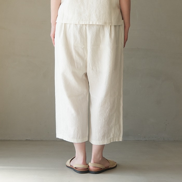 ◎□(e251t100) / evam eva (エヴァムエヴァ) water linen