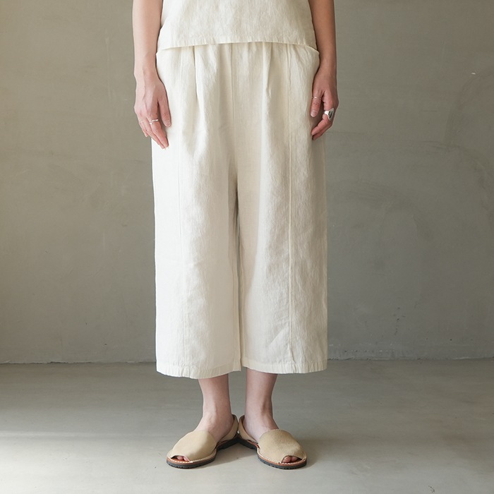 ◎□(e251t100) / evam eva (エヴァムエヴァ) water linen