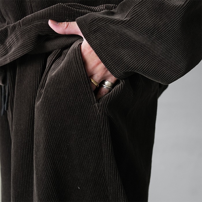 20%OFF】(ys-25aw-37) YOKOSAKAMOTO(ヨーコサカモト) /WIDE EASY PANTS