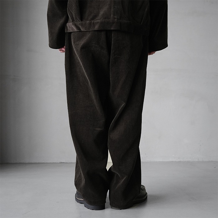 ◎◎(ys-25aw-37) YOKOSAKAMOTO(ヨーコサカモト) /WIDE EASY PANTS