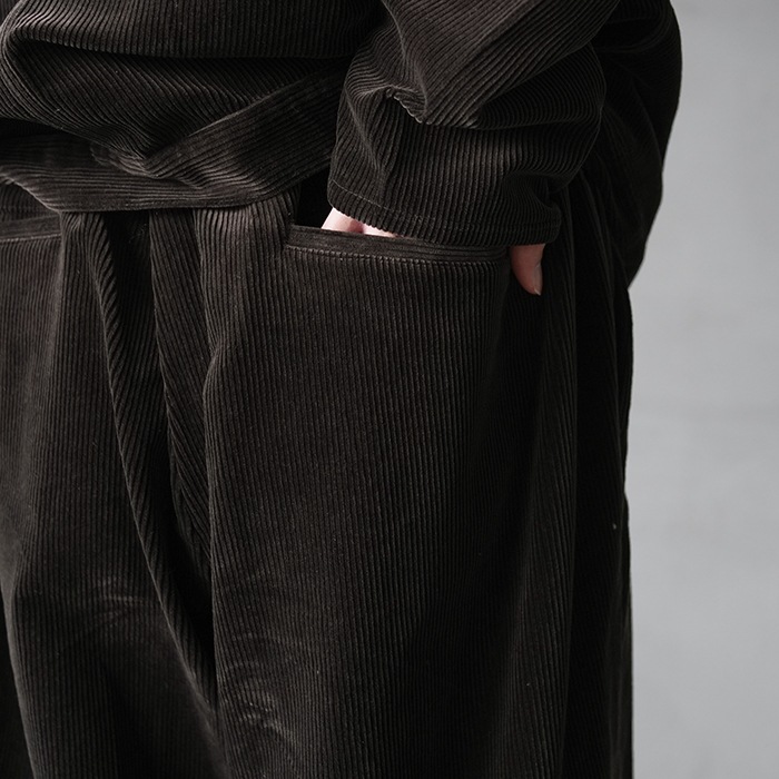 20%OFF】(ys-25aw-37) YOKOSAKAMOTO(ヨーコサカモト) /WIDE EASY PANTS