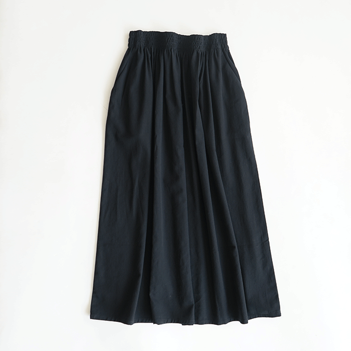 e233t087) / evam eva (エヴァムエヴァ) / shirring skirt