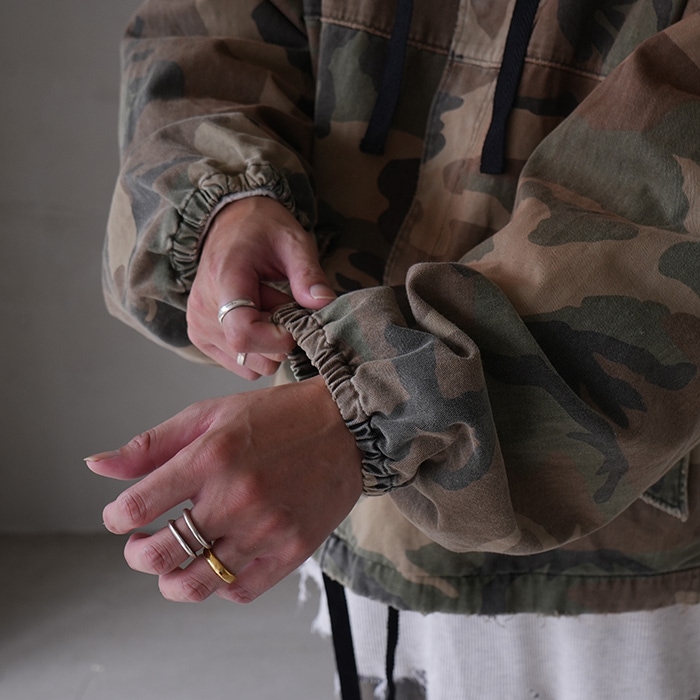 anc-sh47-a) / ANCELLM (アンセルム) / CAMO HOODIE JACKET