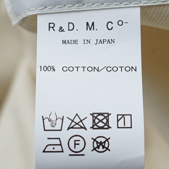 50%OFF】(6320) R&D.M.Co-/OLDMANS TAILOR(アールアンドディーエムコー