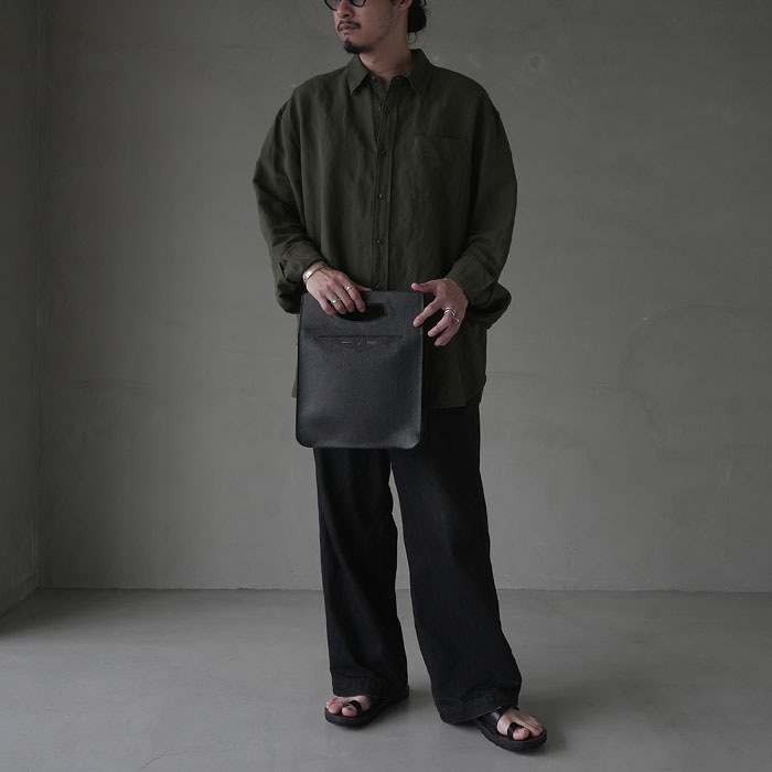 emdot ポケットファージレ　黒　em. EMMETI エンメティ レザージャケット/MATTHIAS SP LAMB SKIN SUEDE