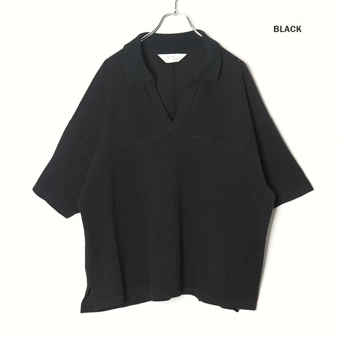 トップス ANCELLM25ss S/C FOOTBALL SHIRT(BLACK) S/C FOOTBALL SHIRT(BLACK) – ANCELLM