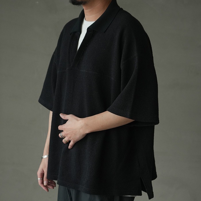anc-ct100) / ANCELLM (アンセルム) /S/C FOOTBALL SHIRT
