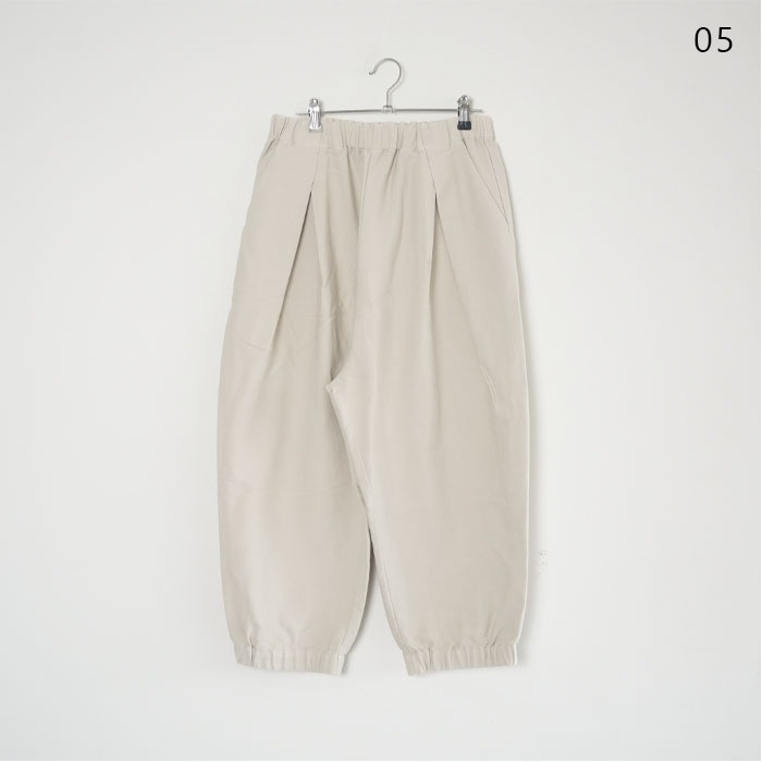 ○(e253t168) / evam eva (エヴァムエヴァ) / brushed cotton cropped