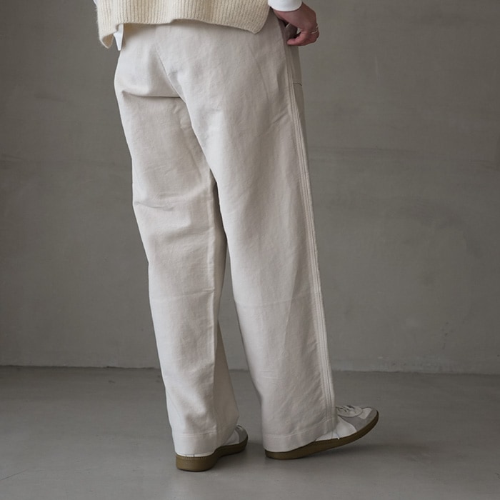 □(e253t170) / evam eva (エヴァムエヴァ) / brushed cotton wide